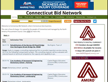 Tablet Screenshot of connecticutbids.com